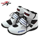 Boots Microfiber Leather Racing Motocross Motorbiker Touring Shoes Ankle